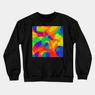 omg retro pattern abstract Crewneck Sweatshirt